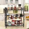 3-Tier Spice Rack Countertop Seasoning Bottle Organizer for Kitchen Cabinet